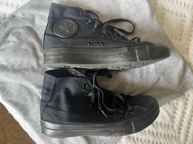Converse caña alta negras