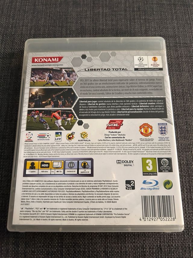 PES 2011 PS3 Pro Evolution Soccer
