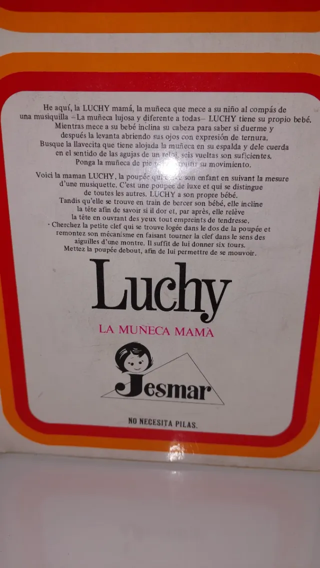 Muñeca Luchy Mamá Jesmar años 70
