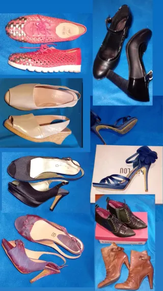 8 Pares Zapatos Mujer Lote 40€