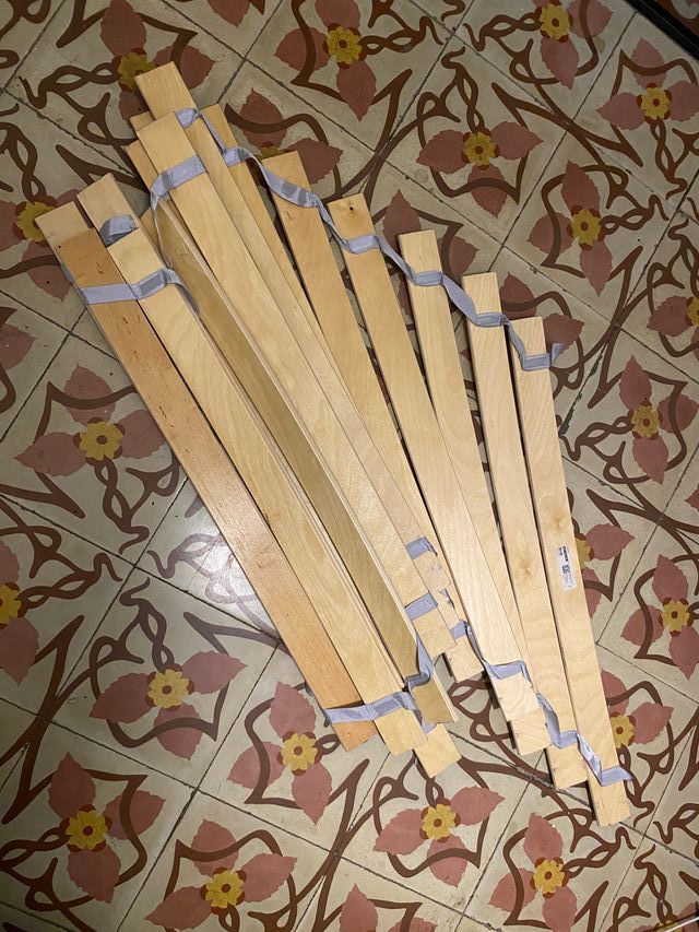 LURÖY Somier de láminas - 90 cm x 200 cm