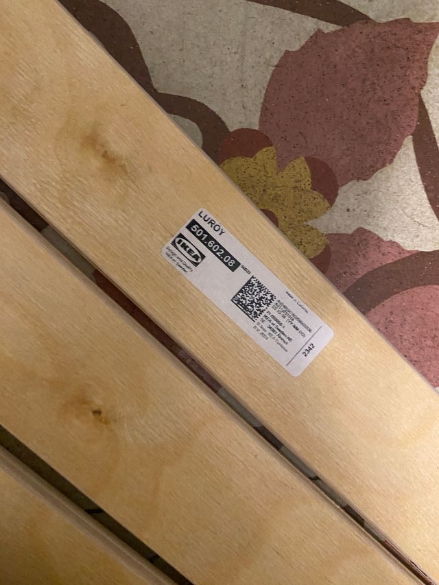 LURÖY Somier de láminas - 90 cm x 200 cm