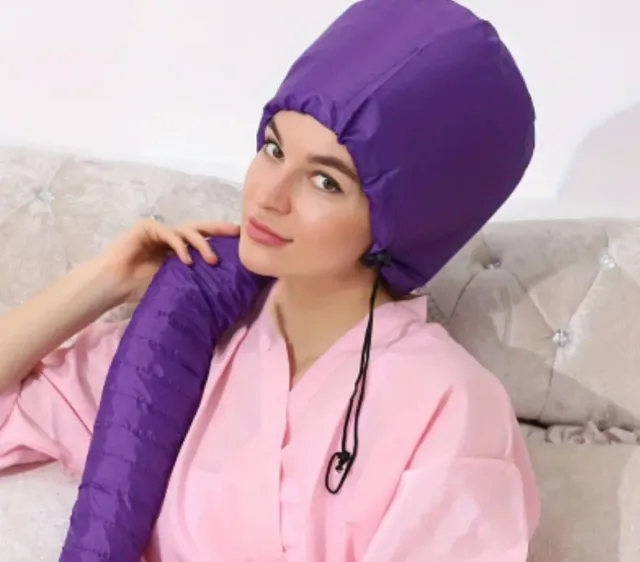 Gorro secador pelo púrpura