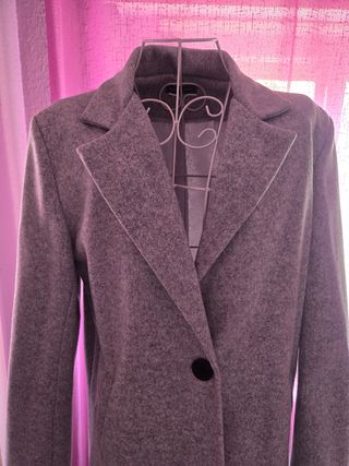 Abrigo gris 3/4