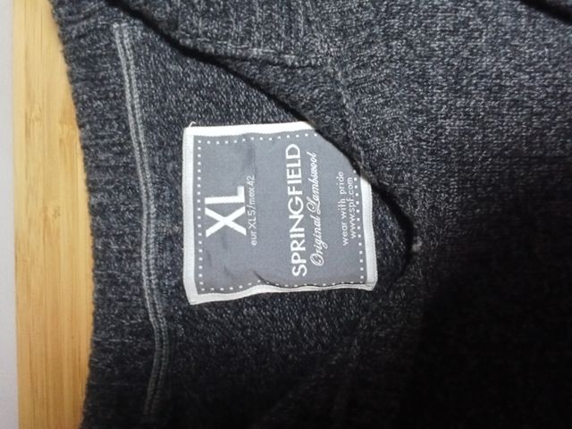 Jersey Springfield Lana Gris Talla XL