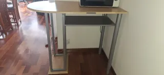 Mesa Desayunador Cocina Madera y Metal