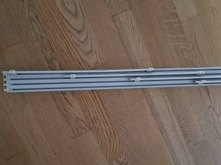 Binario a 4 vie per tende a pannello scorrevoli