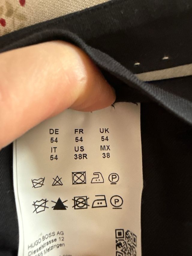 Pantalón Hugo Boss T46 nuevo Negro solo 30