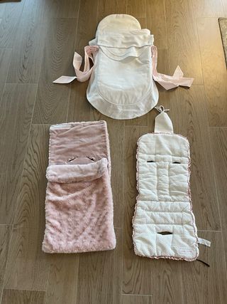 Sacos Bugaboo Capazo y Sillita Rosa