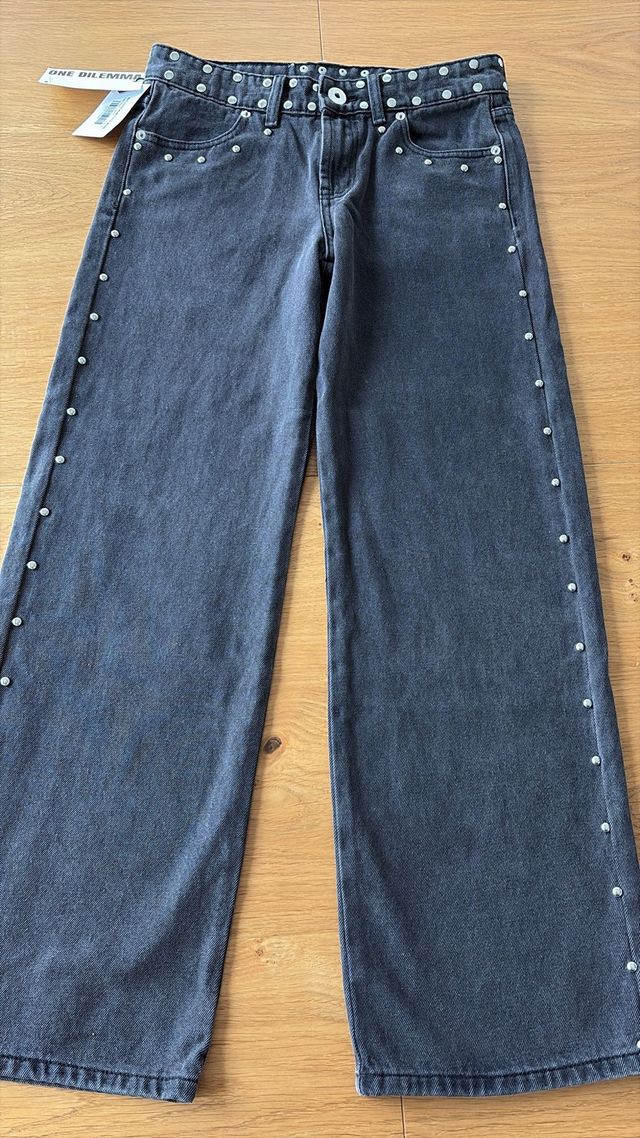 ONE DILEMA. Black Safari jeans de One Dilema. T30