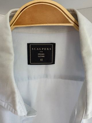 Camisa Scalpers Azul Talla 41