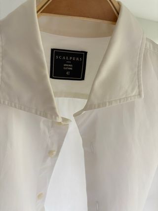 Camisa Scalpers Blanca Talla 41