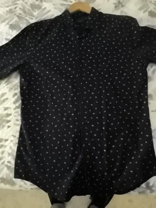 Camisa Zara Hombre Símbolos Musicales
