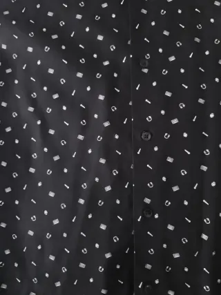 Camisa Zara Hombre Símbolos Musicales