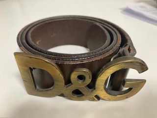 Cinturón D&G Marrón y Dorado