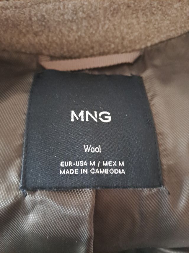 Chaqueta Mango Beige Talla M