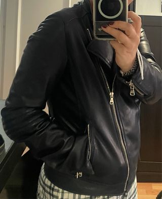 Cazadora Massimo Dutti Azul Marino