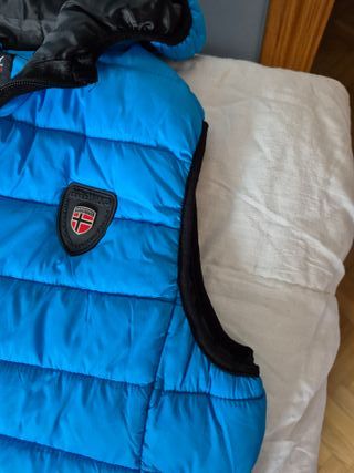 Chaleco Geographical Norway azul Talla S para niña