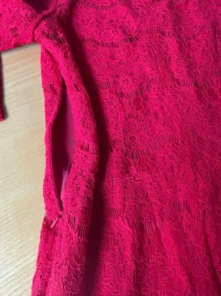 Abito Liu Jo rosso in pizzo