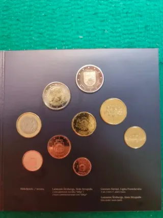 Monedas Letonia 2025