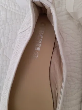 Bailarinas lona blancas n.38 marca chuches