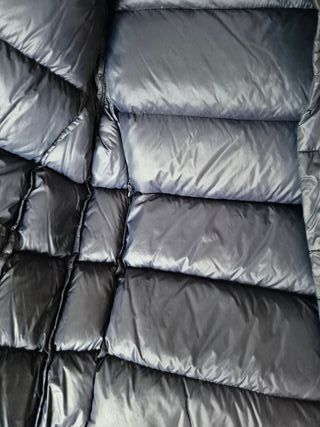 Abrigo acolchado niña azul marino