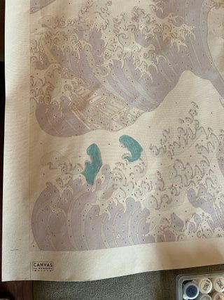 Kit Pintura por Números: Gran Ola Kanagawa