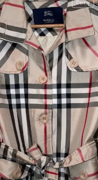 Gabardina Burberry Mujer Talla M