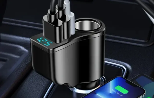 Cargador Coche Multifuncional USB