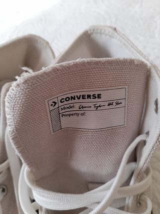 Botas Converse Gris Perla Talla 37