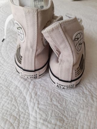 Botas Converse Gris Perla Talla 37