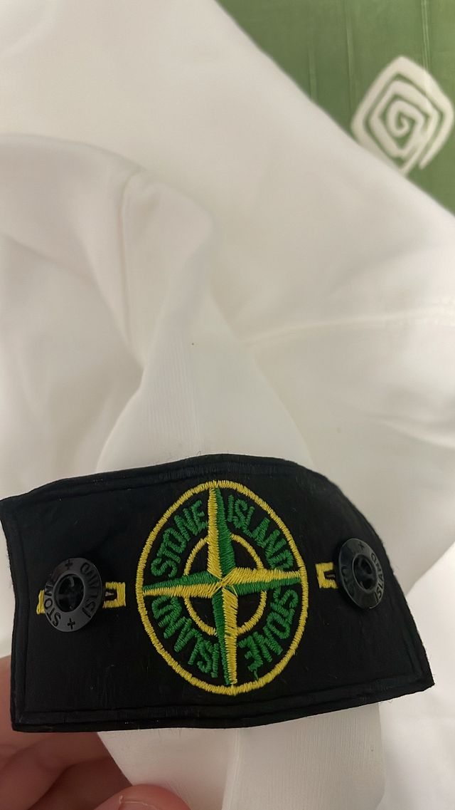 Sudadera Stone Island Blanca