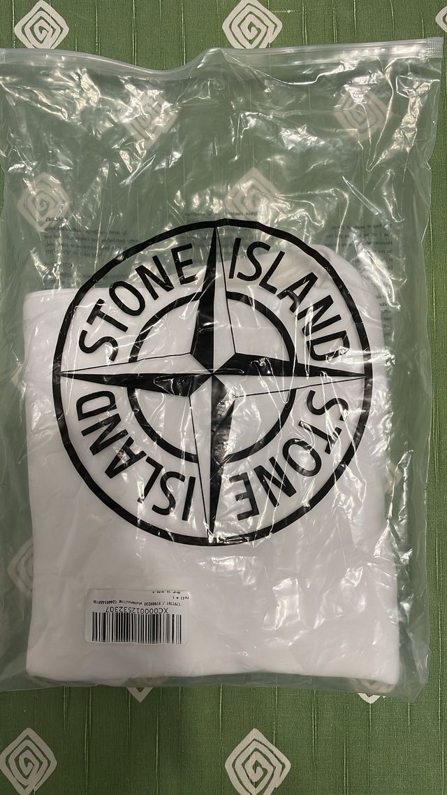 Sudadera Stone Island Blanca
