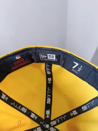 Gorra New Era NY Amarilla Talla 7 1/2