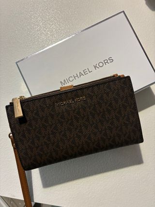 Portafoglio Michael Kors marrone