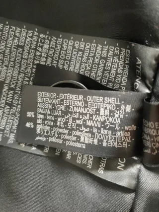 Abrigo corto Zara Man