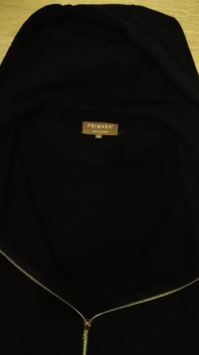 Chaqueta Chándal Negro Hombre Talla XS Primark