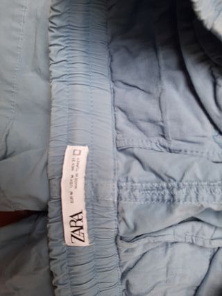 Bermudas Zara Talla M Azul con TARA