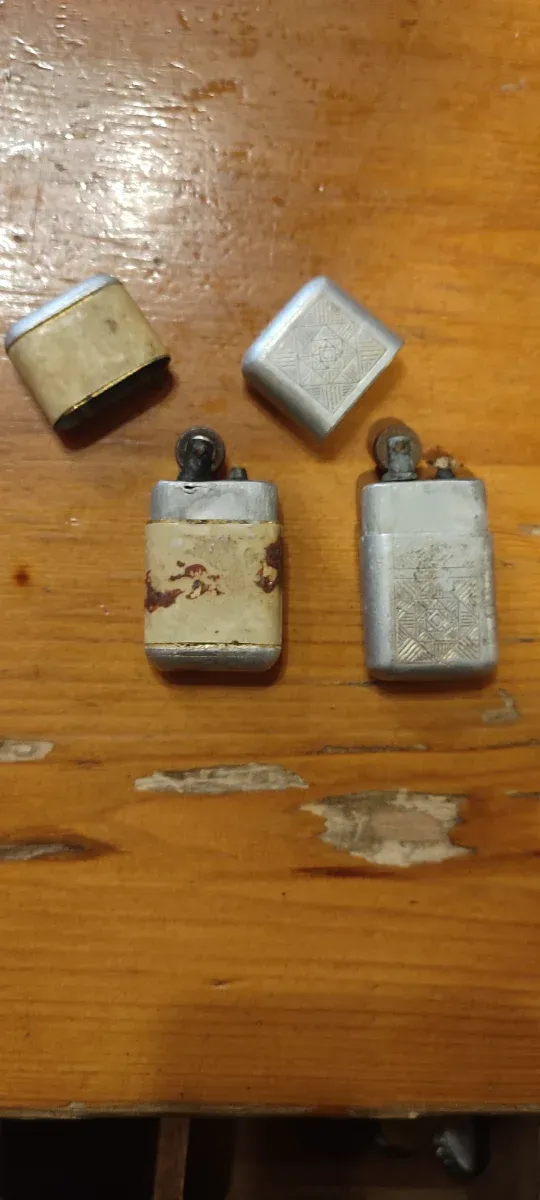 Lote 2 mechero antiguo mecha