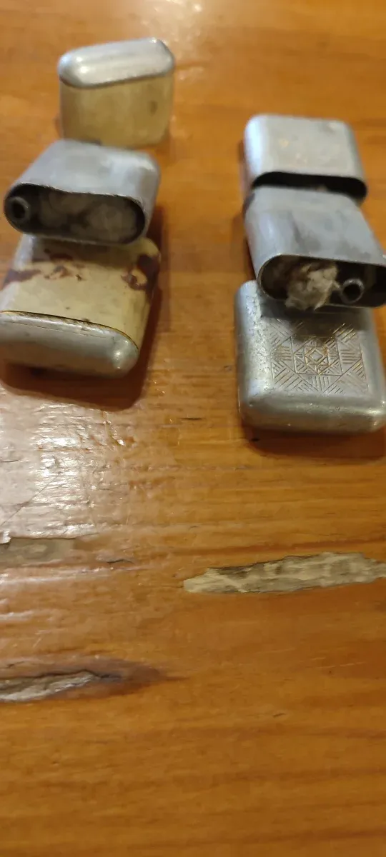 Lote 2 mechero antiguo mecha