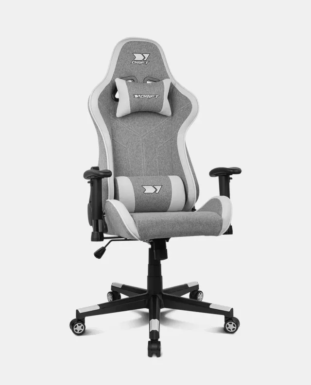Silla Gaming Drift DR90 PRO Gris/Blanco