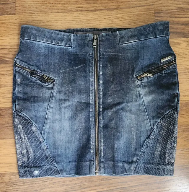 Falda Mini Guess Azul