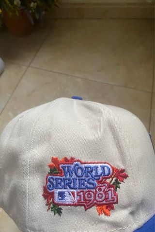 Gorra New Era LA Blanca y Azul