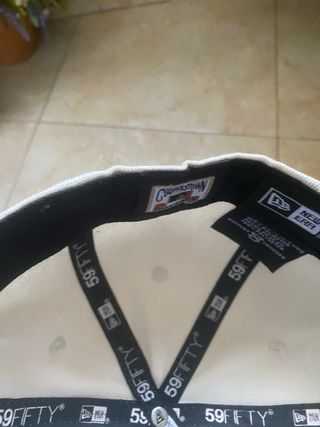 Gorra New Era LA Blanca y Azul