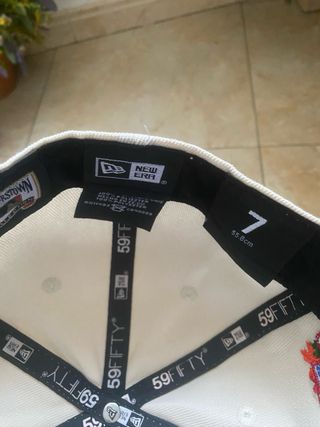 Gorra New Era LA Blanca y Azul