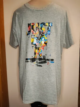 Camiseta  Talla XL Gris Multicolor