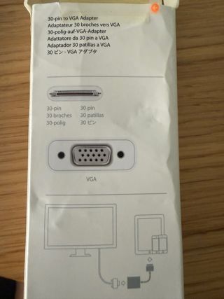 Adaptador Apple 30 pines a VGA