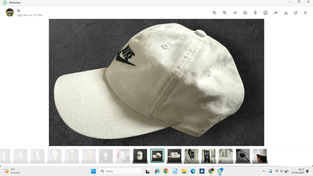 Berretto Nike Bianco Taglia Unica Unisex