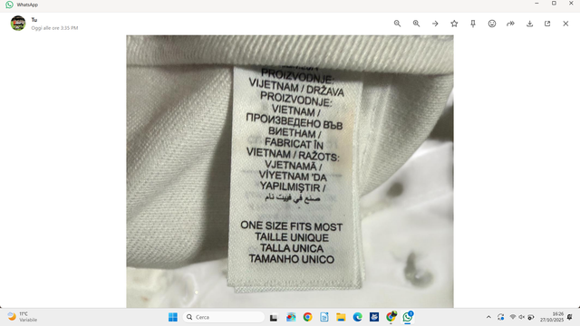 Berretto Nike Bianco Taglia Unica Unisex