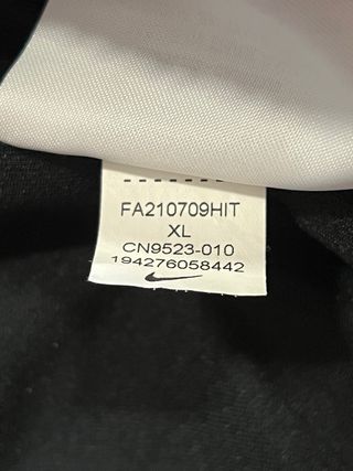 Pantalón Ancho de Chándal Nike Negro